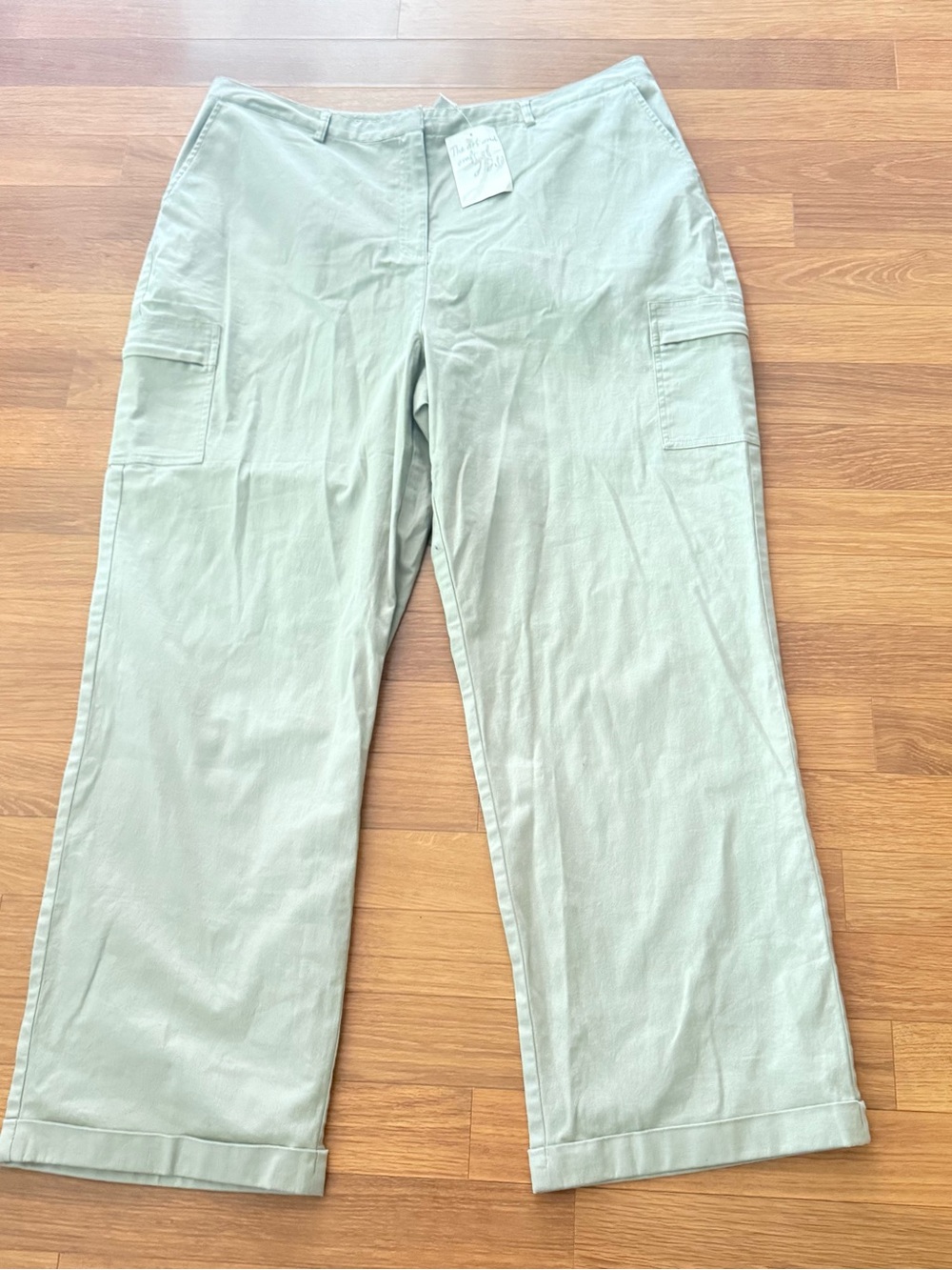 J. Jill Soft Sage Utility Pants